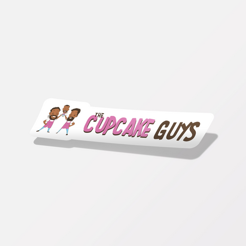 The Cupcake Guys Sticker (Full Horizontal Logo)